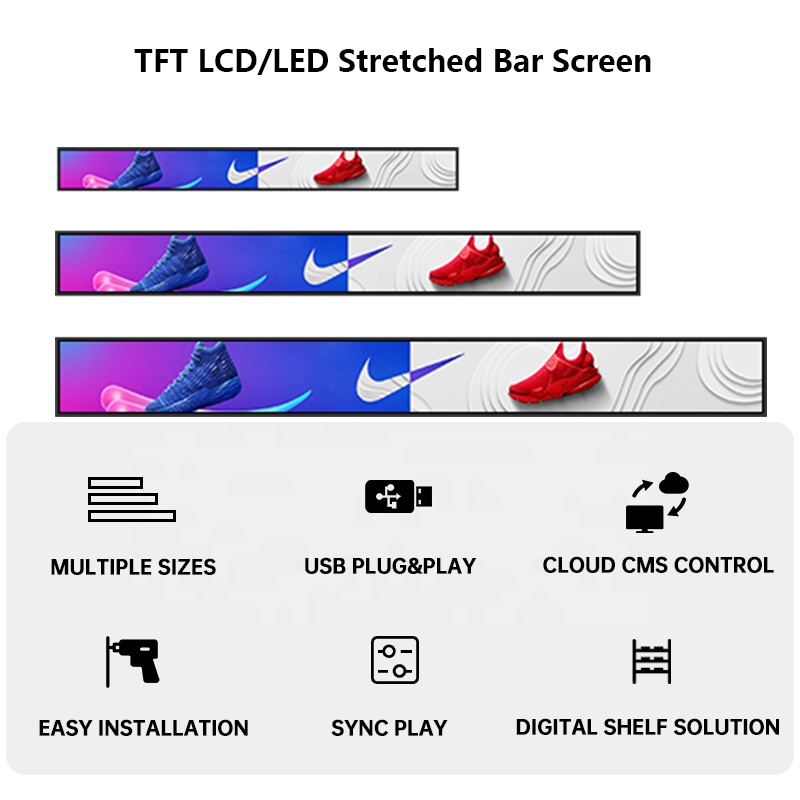 LCD Stretch Bar Screen